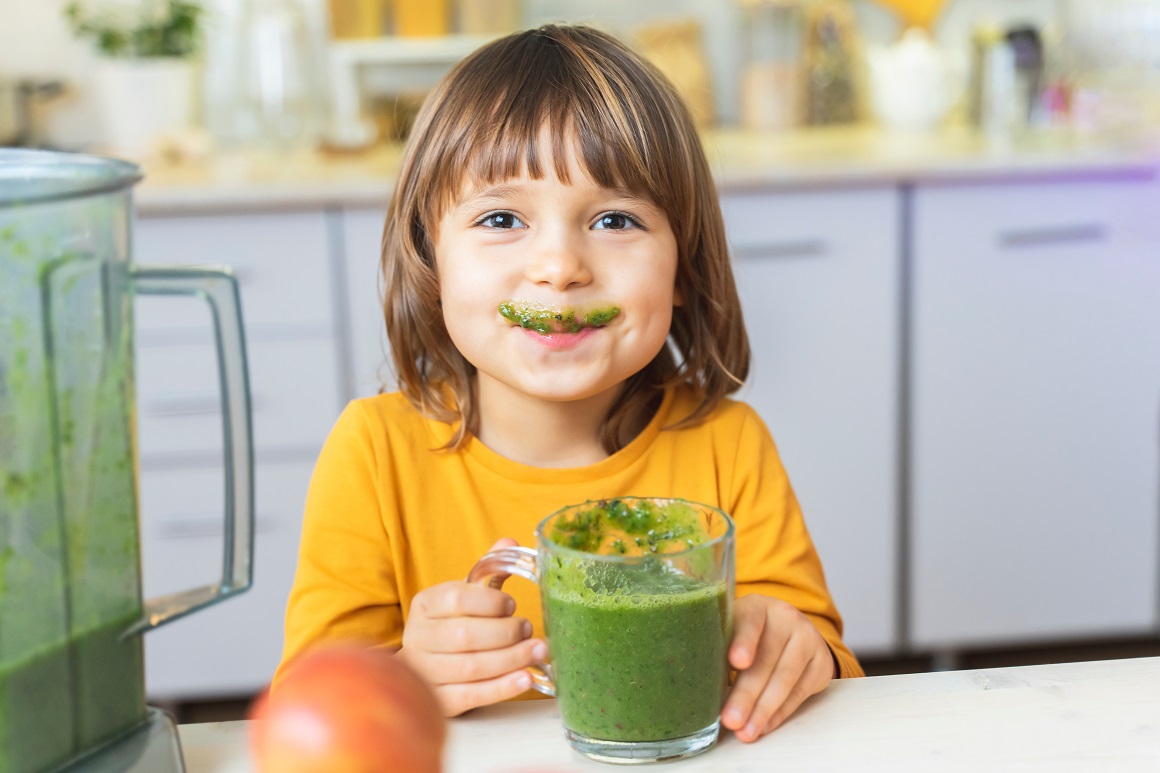 Napravite smoothie za djecu od zelenja