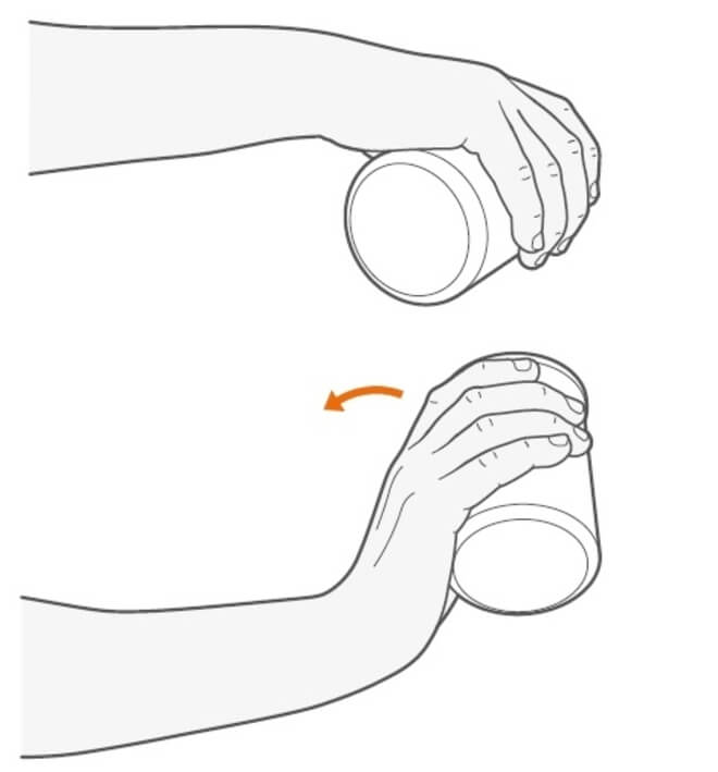  podizanje rucnog zgloba (dlan prema dolje)