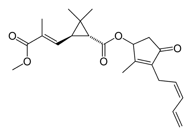 piretrin-II-insekticid-struktura
