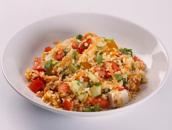 bulgur s povrcem
