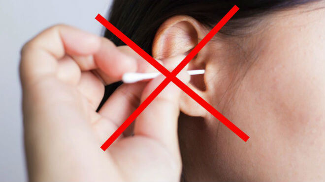 Ne koristiti štapiće za uši