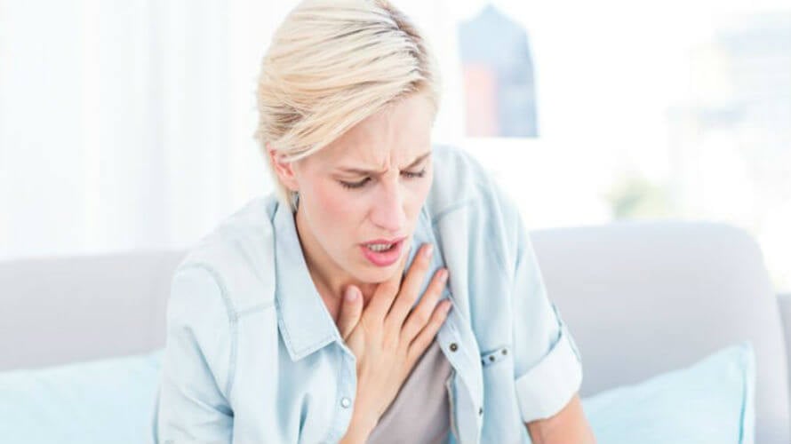 Šištanje i kratak dah za hipertenziju