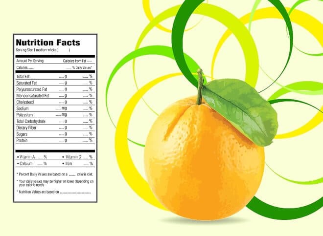 Nutritivna vrijednost naranče