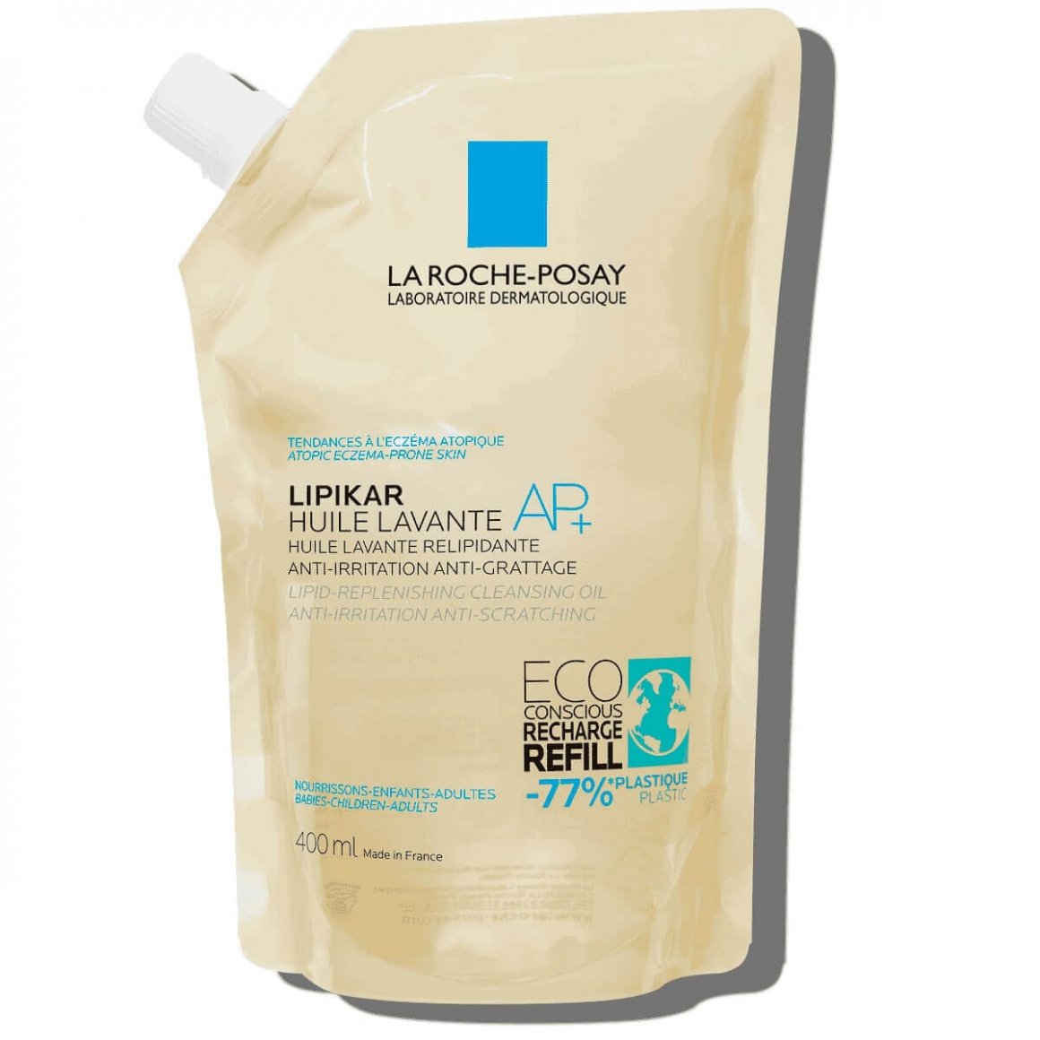 La Roche-Posay Lipikar Eco conscious Refill Cleansing Oil AP 400 ml