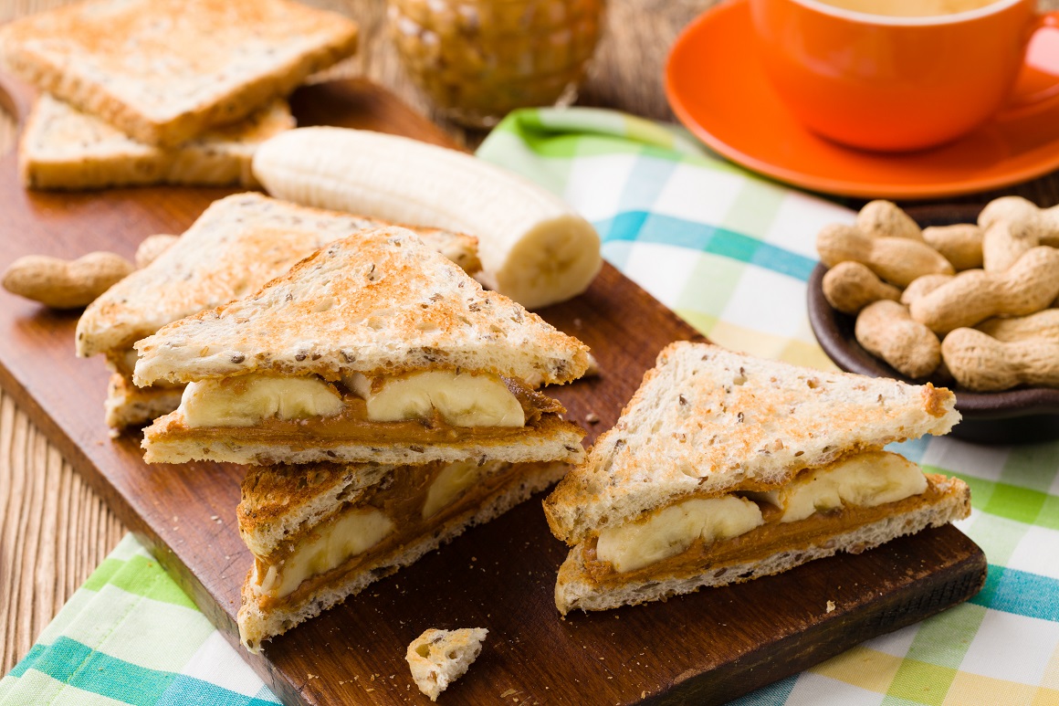 Zdravi sendviči za djecu - s maslacem od kikirikija