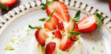 Mini pavlova torta s mascarpone