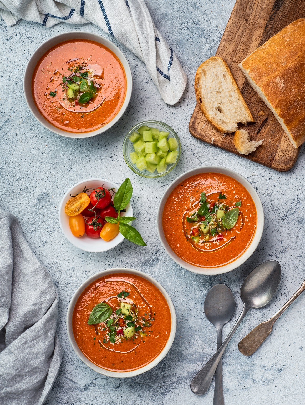 Hladna juha od rajčice - gazpacho