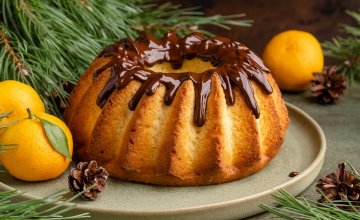 Kuglof od naranče i čokolade