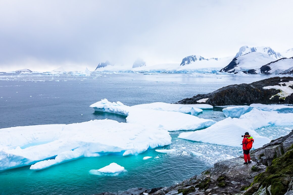 razine morskog leda na Antarktici