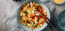 Salata od riže i feta sira