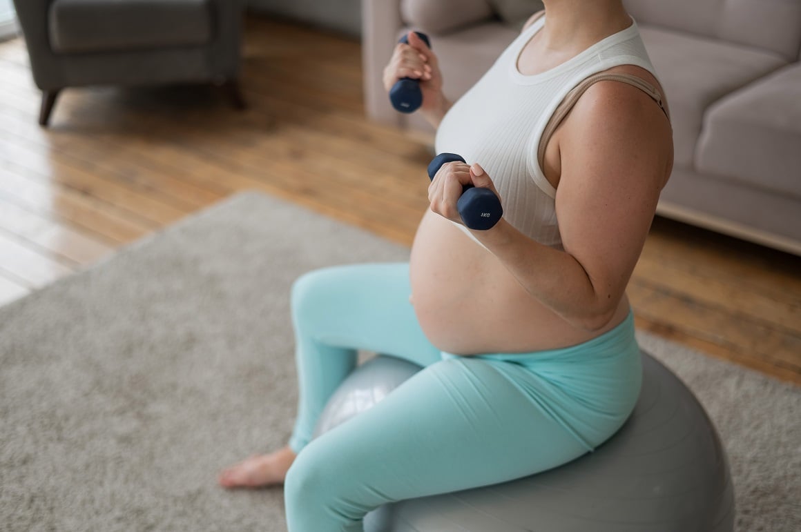 Ostati aktivan tijekom trudnoće može imati brojne prednosti