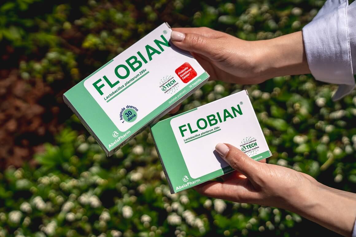 Flobian® je dio linije dodataka prehrani tvrtke Abela Pharm, čiju kvalitetu jamči Probiotic Excellence Center