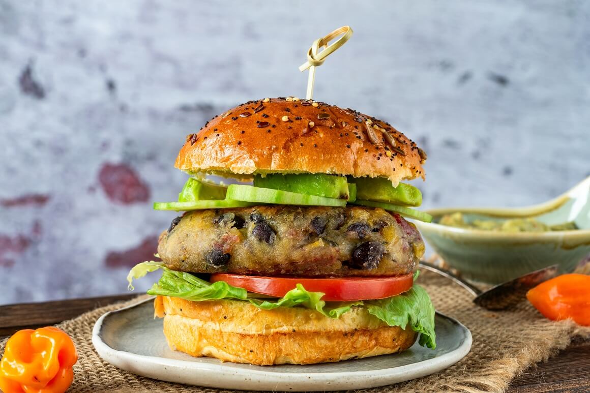 Veggie burger - recept s grahom