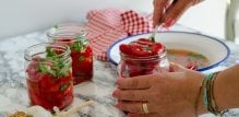 Pečena paprika s češnjakom za zimnicu