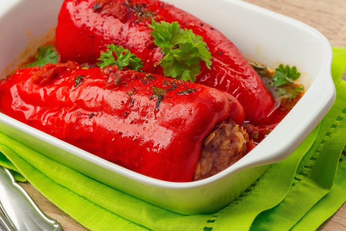 Rog paprika punjena mljevenim mesom