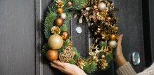 Božićni vijenci za vrata
