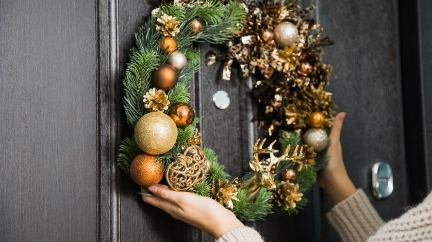 Božićni vijenci za vrata