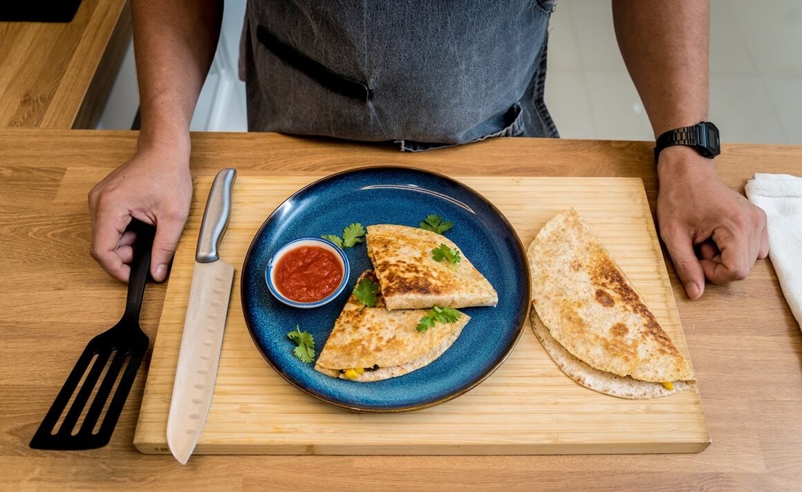 Veganska quesadilla za doručak