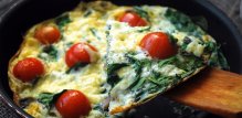 omlet od bjelanjaka sa špinatom