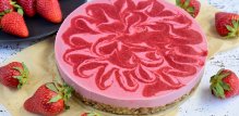 Cheesecake s jagodama bez pečenja