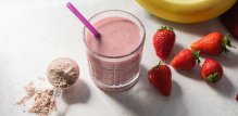 Proteinski smoothie od jagode i banane
