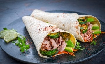 Tortilje s tunom Brzinske ideje za uravnotežen obrok