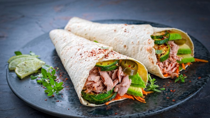 Tortilje s tunom Brzinske ideje za uravnotežen obrok