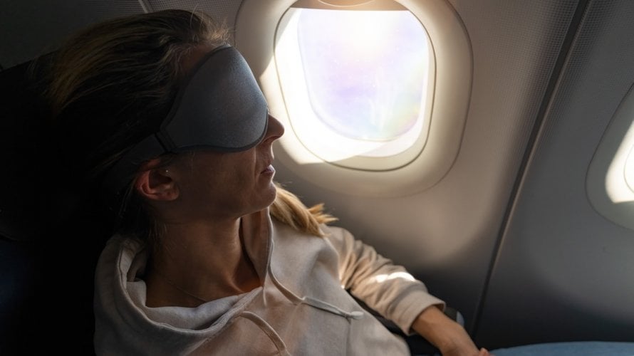 spavanje u avionu