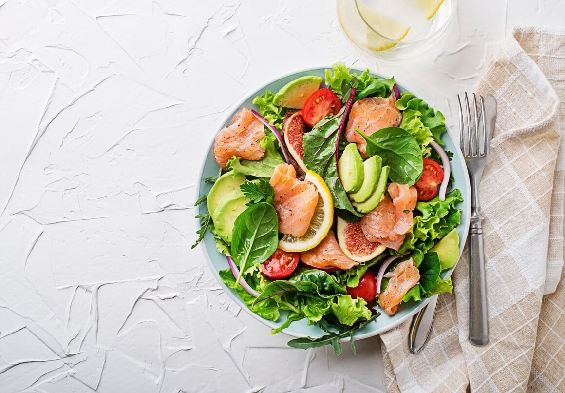 Hladna salata od lososa