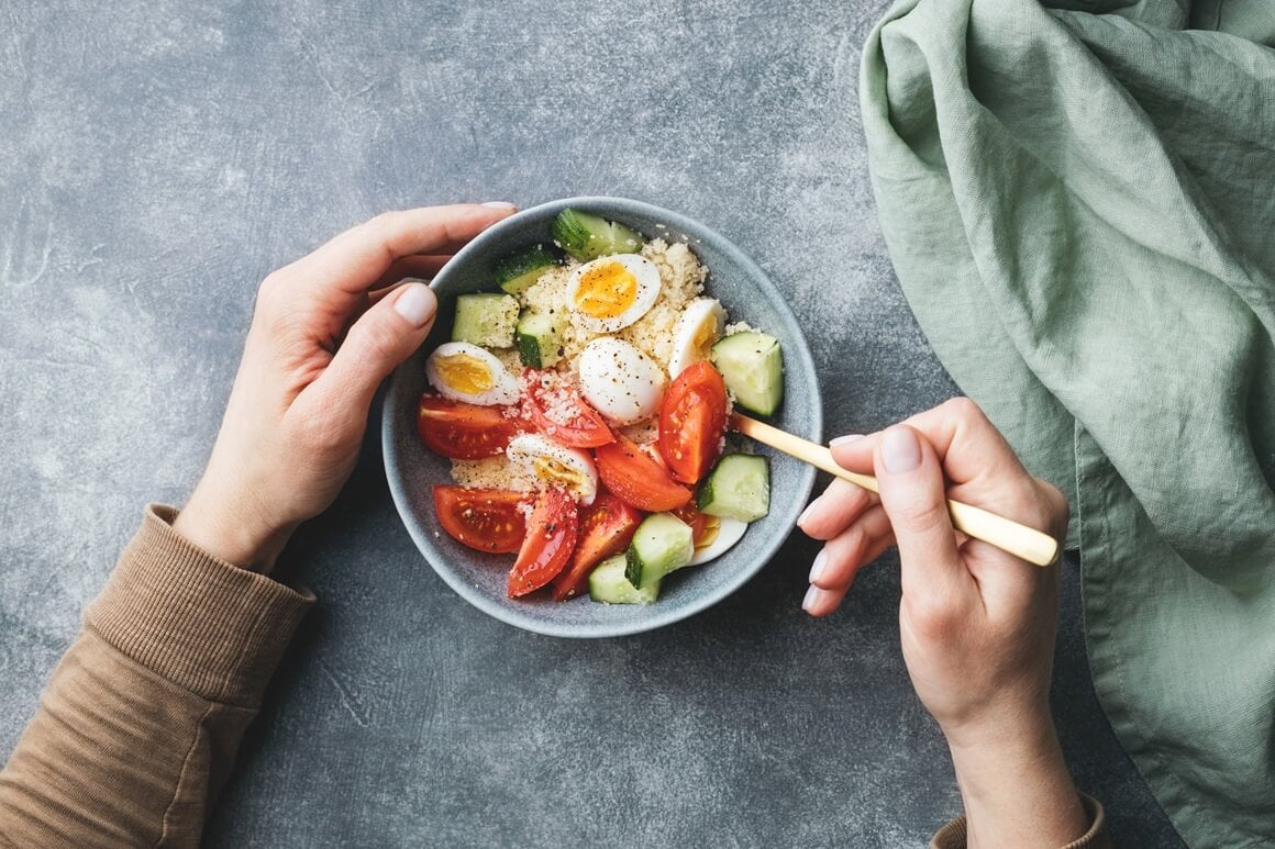 Salata od jaja i kus-kusa