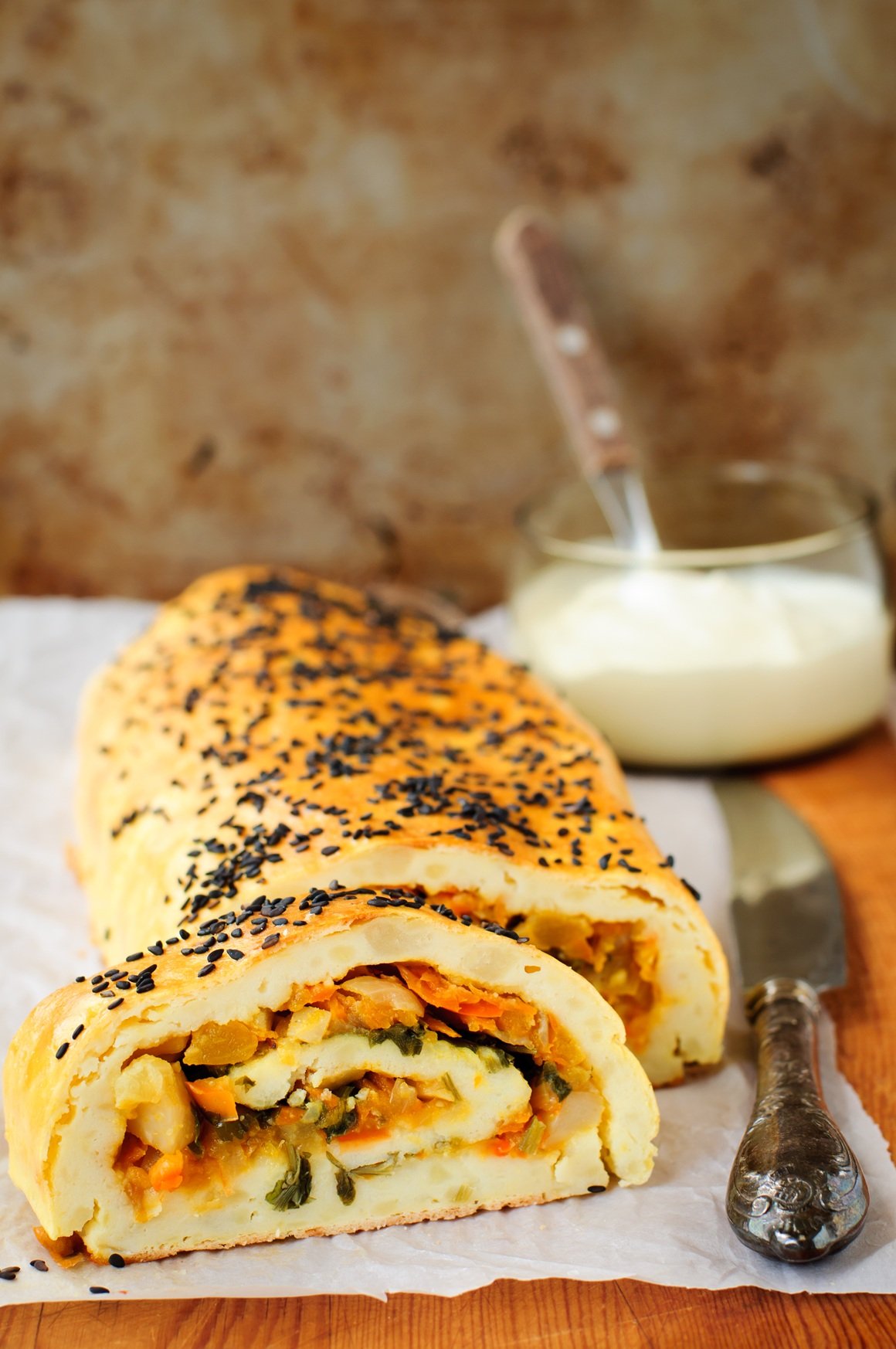 Vegetarijanska rolada od tikvica i batata