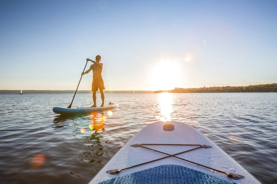 paddleboarding je vježba u vodi koja vam pomaže izbjeći pregrijavanje