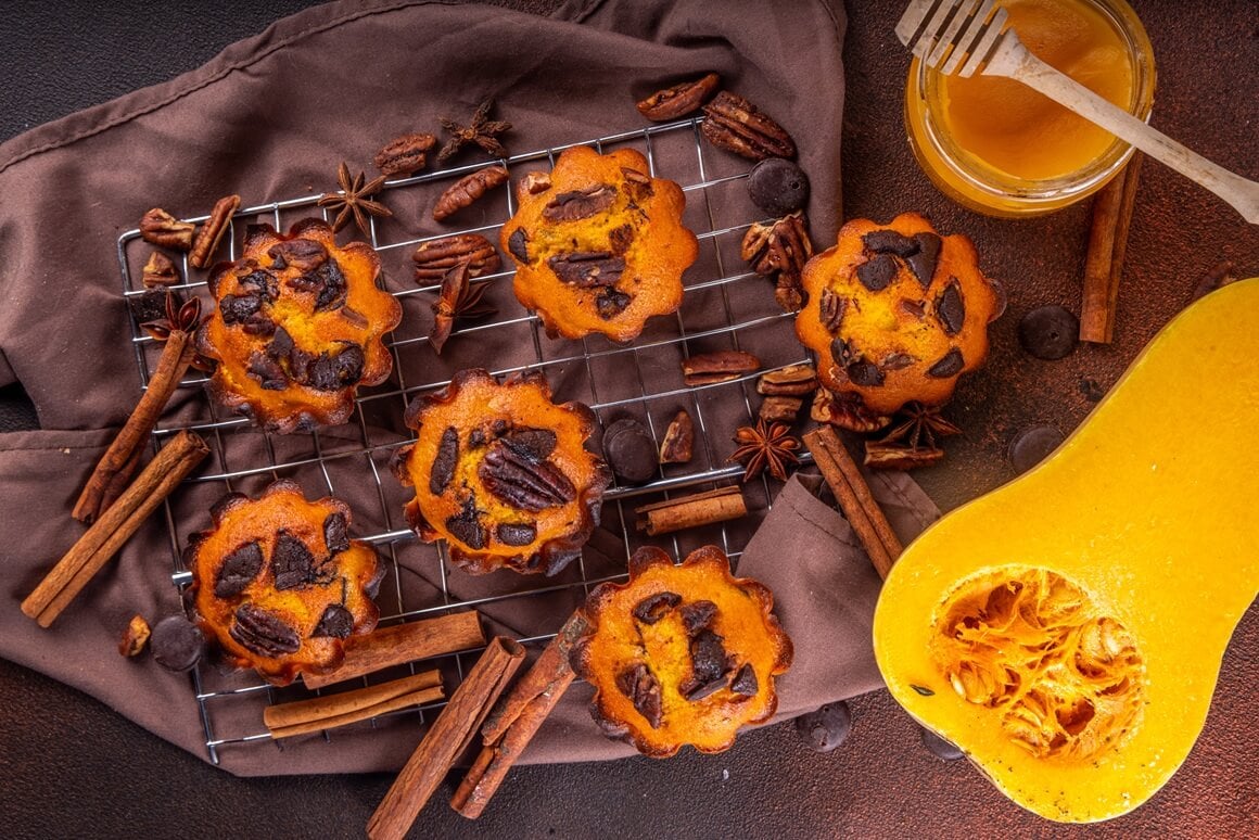 Muffini od butternut tikve