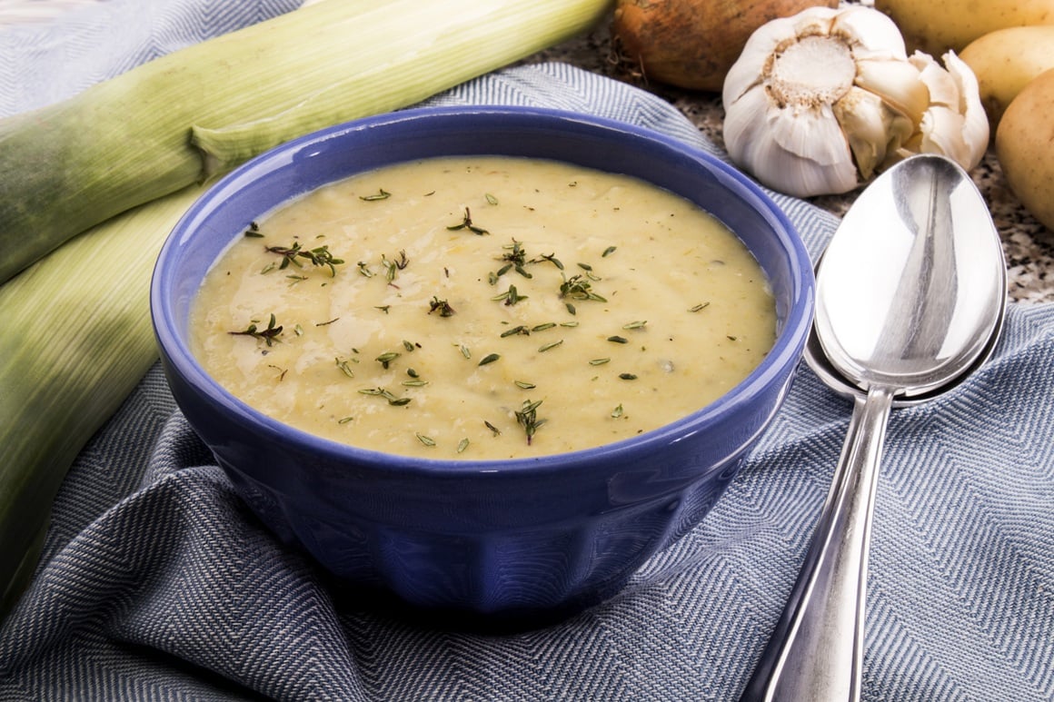 Potato and leek soup