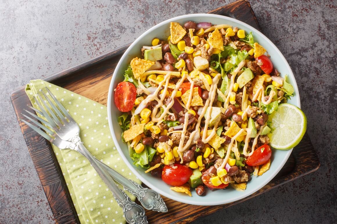 Taco bowl od crnog graha bez kuhanja