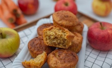 Muffini od mrkve i jabuke