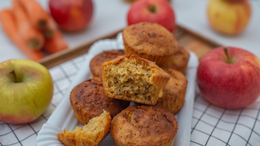 Muffini od mrkve i jabuke