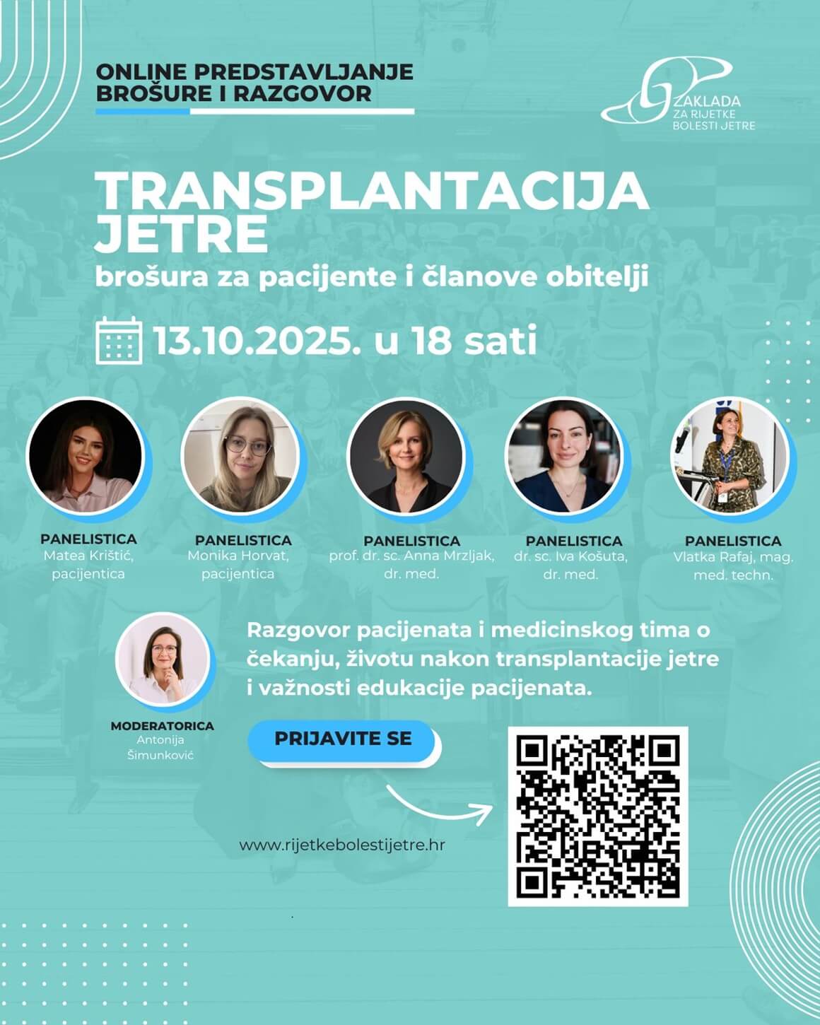 Zaklada za rijetke bolesti jetre izdala je prvu brošuru u Hrvatskoj posvećenu pacijentima koji se pripremaju za transplantaciju jetre