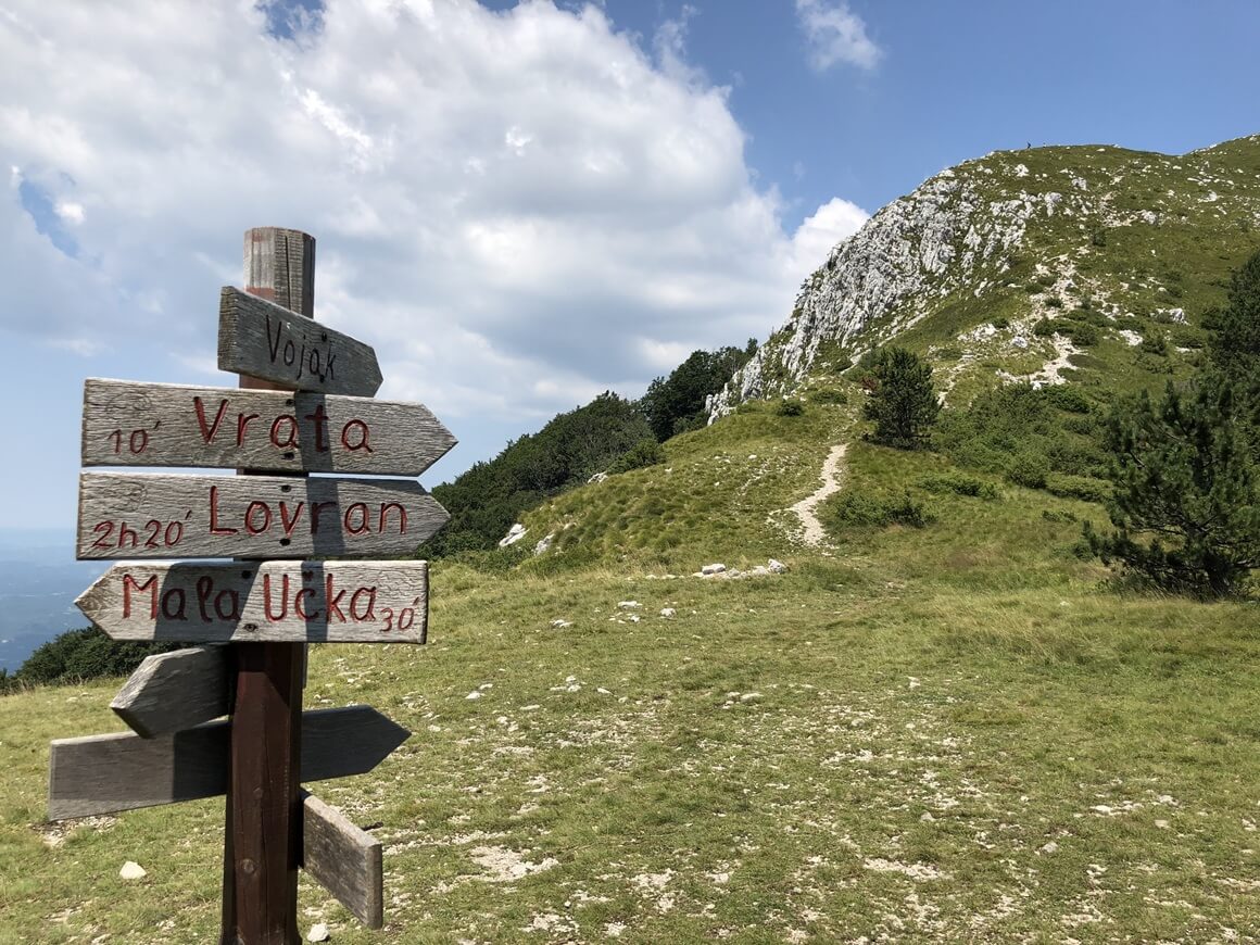 pješačke staze na Učki