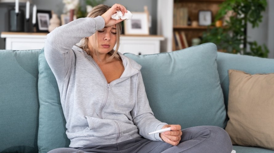 Prehlada s temperaturom