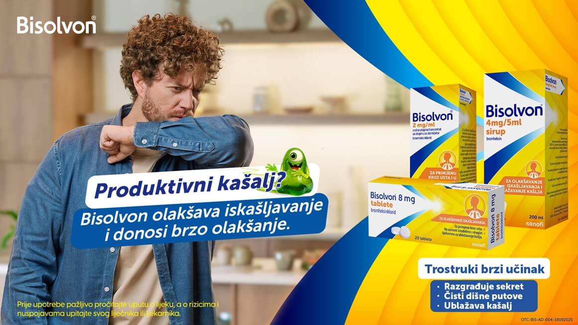 Bisolvon razrjeđuje sekret u dišnim putovima, pospješuje iskašljavanje i ublažava kašalj