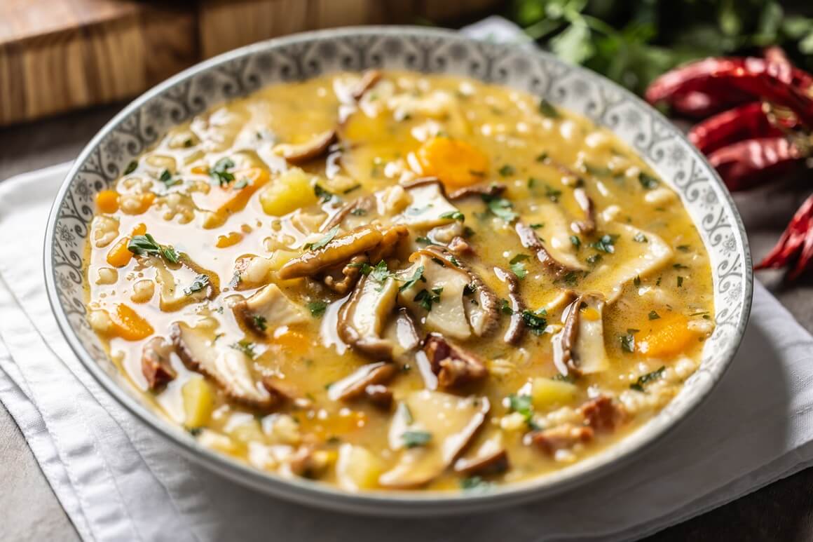 Ragu od gljiva i ječma