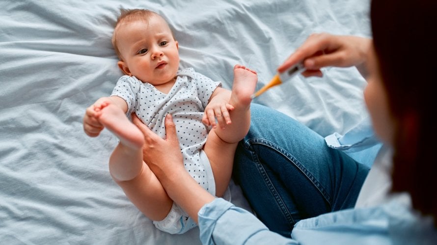 Simptomi gripe kod beba