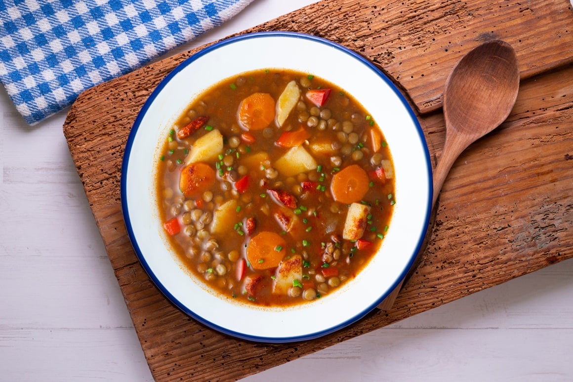 Varivo od leće i batata bez mesa