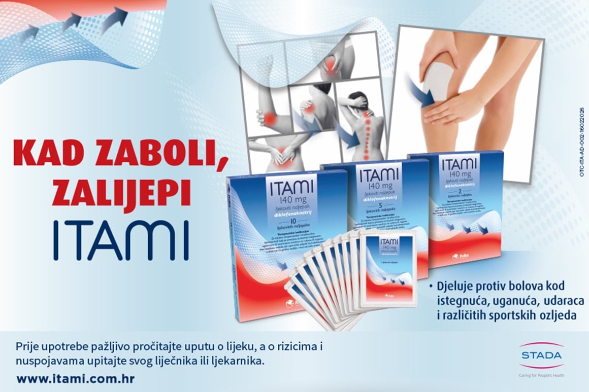 Itami - ljekoviti flaster koji uklanja bol 