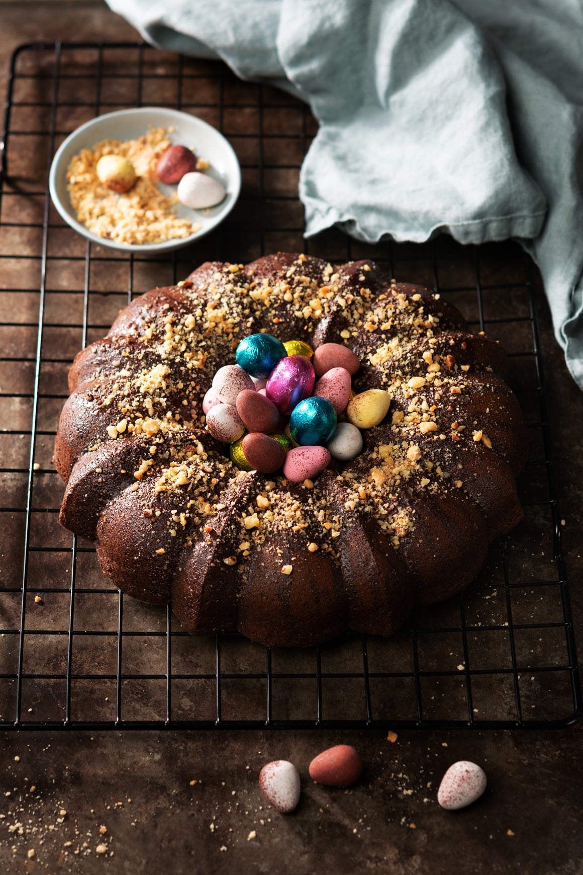 Čokoladni kuglof s borovnicama