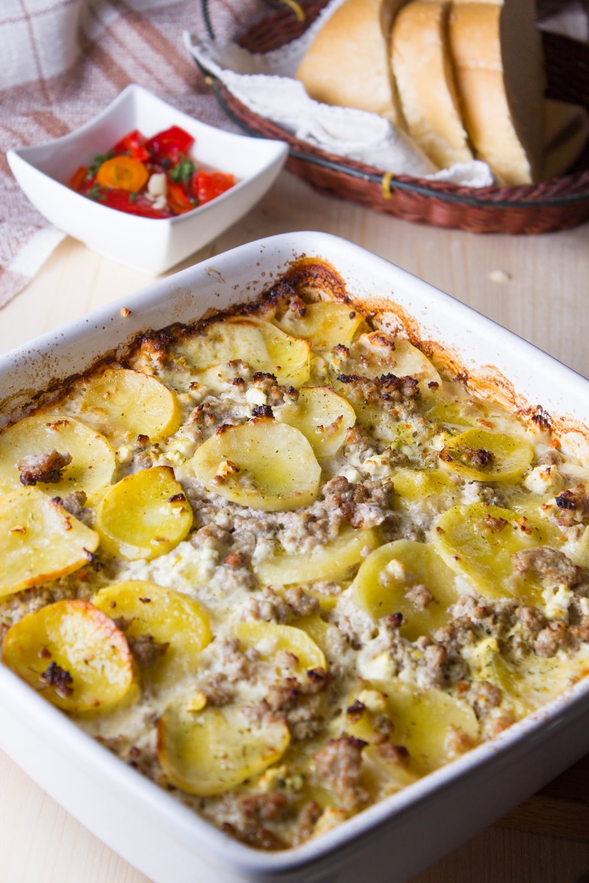 Mljevena puretina - musaka