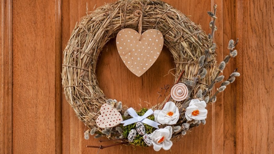 Ukrasi za vrata za Uskrs