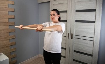 Vježbe za ramena sa štapom