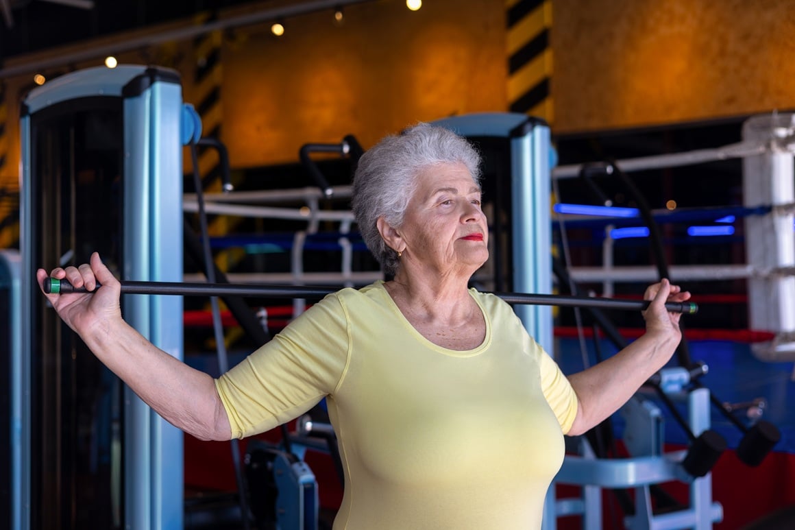 vježbe sa štapom za ramena